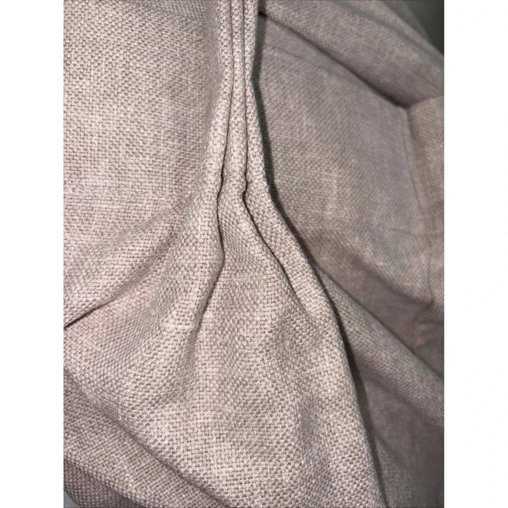 HEAVY  CUSTOM‎ MADE DRAPES PINCH PLEAT CURTAIN cotton linen blend? one drape GUC
